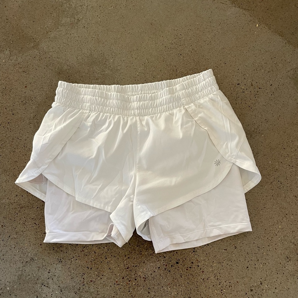 Athleta Womens Racer Run 2 in 1 Short